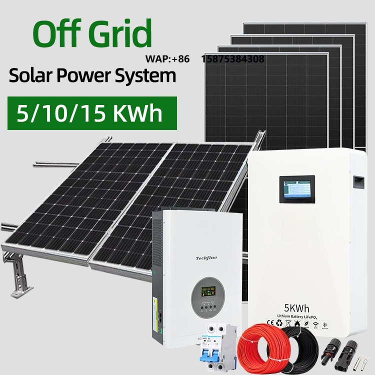 Solar Panel Monocrystalline - Système solaire hors réseau pour maison