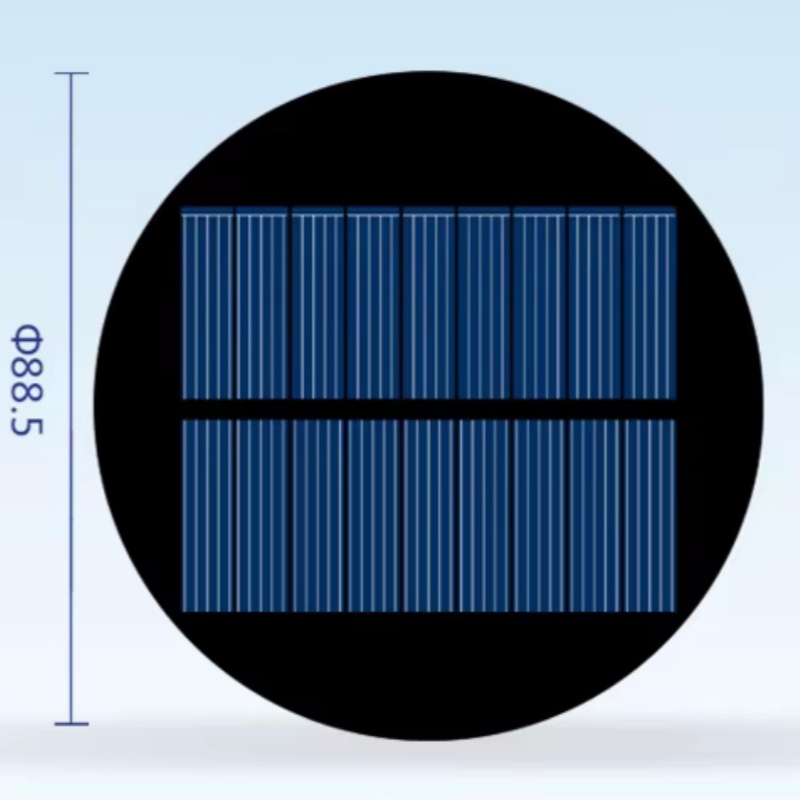 Mini panneau solaire circulair - Solar Panel Monocrystalline avis et prix
